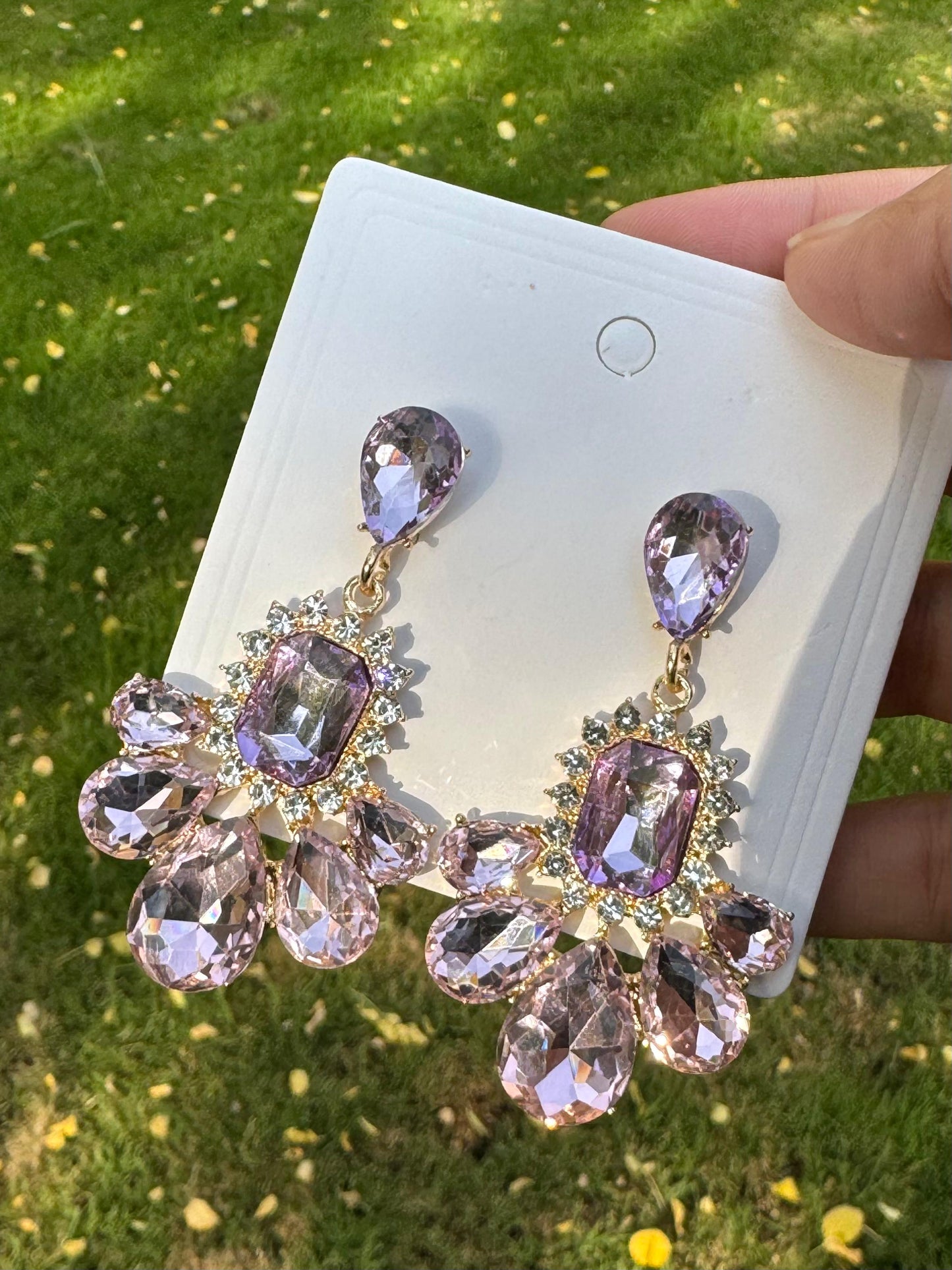 Chandelier Crystal Drop Earrings